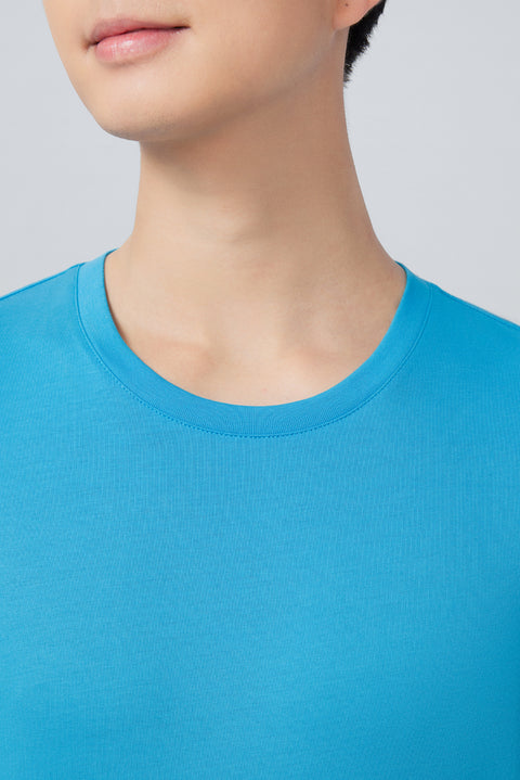 Super Soft Crew Neck T-Shirt | Blue P306UZ