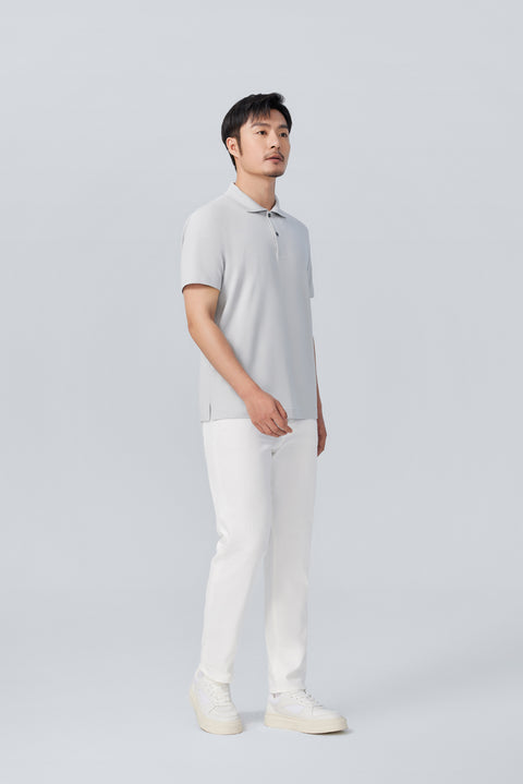 InstantCool Pique Polo | Grey GYE128