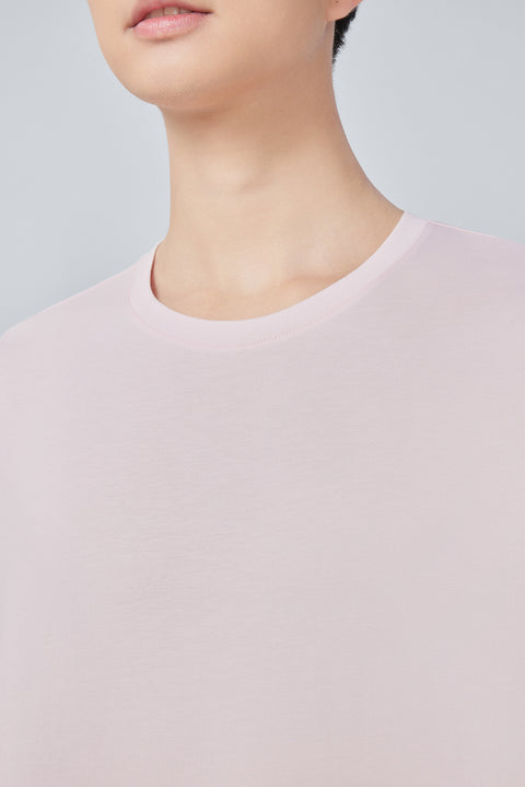 Super Soft Crew Neck T-Shirt | Pink P670UZ