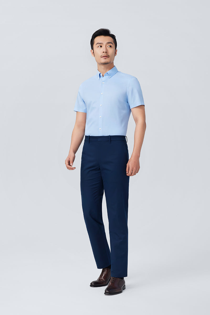 InstantCool 輕盈斜紋長褲 |深藍 23070N