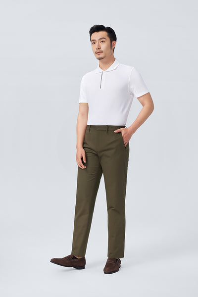 InstantCool Lightweight Twill Smart Pants | Dark Green 22623N