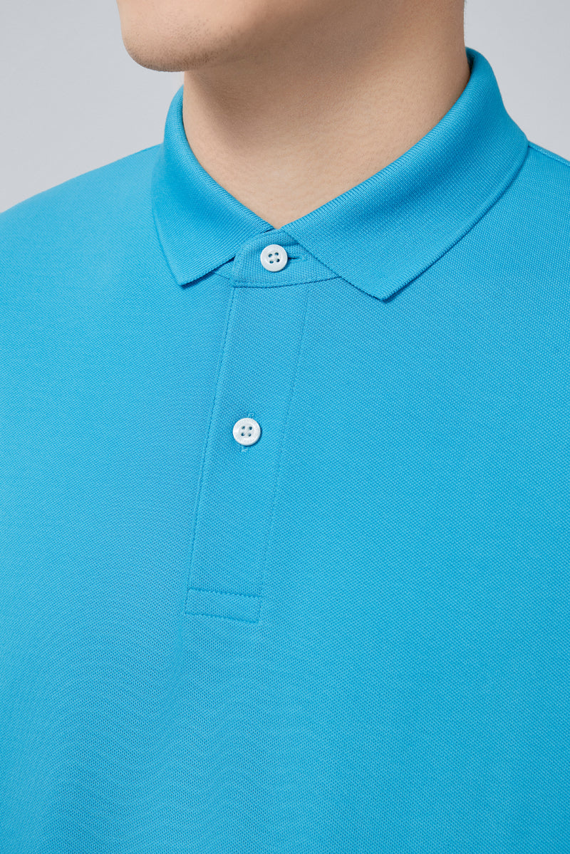 VISDRY™ 珠地 Polo | 藍 P306UZ