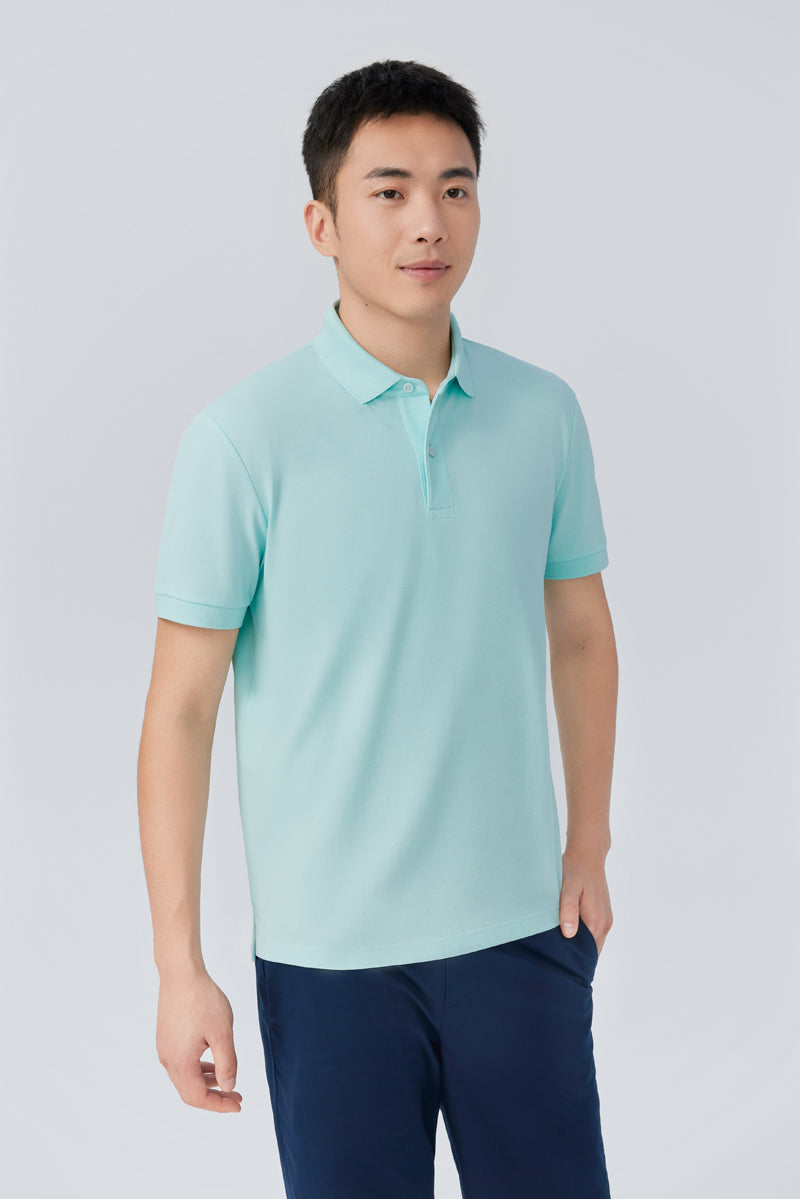 VISDRY™ 珠地 Polo | 薄荷色 P317UZ