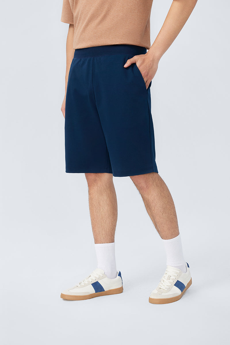 Regal Double-Knit Sweat Shorts | Navy 23070N