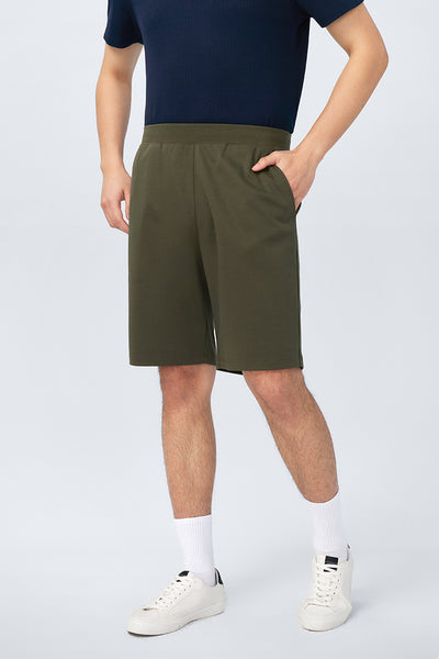 Regal Double-Knit Sweat Shorts | Dark Green 22623N