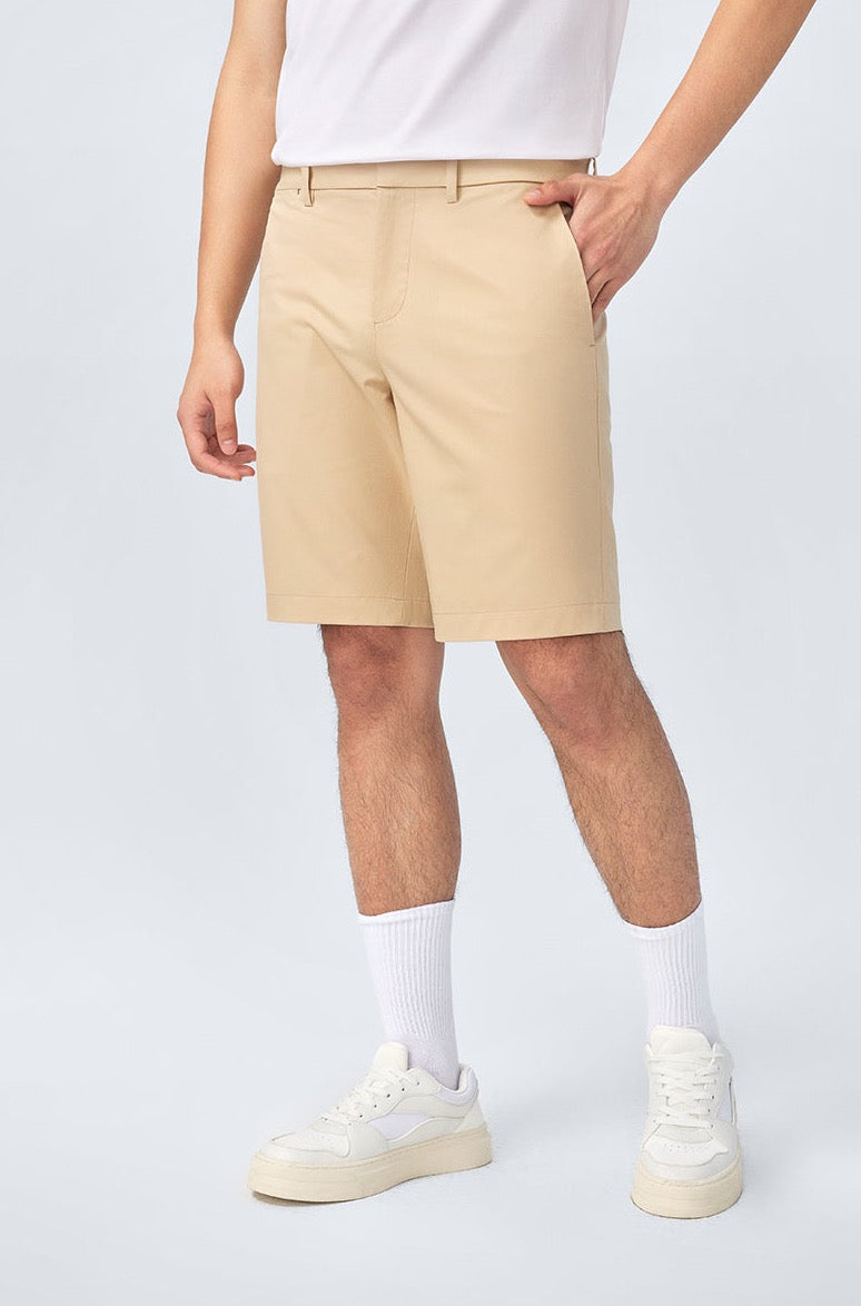 InstantCool Lightweight Twill Smart Shorts | Khaki 25649N