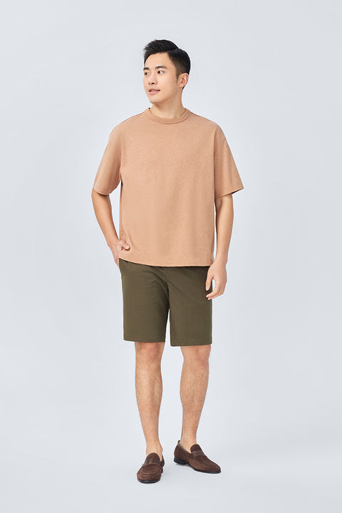 InstantCool Lightweight Twill Smart Shorts | Dark Green 22623N