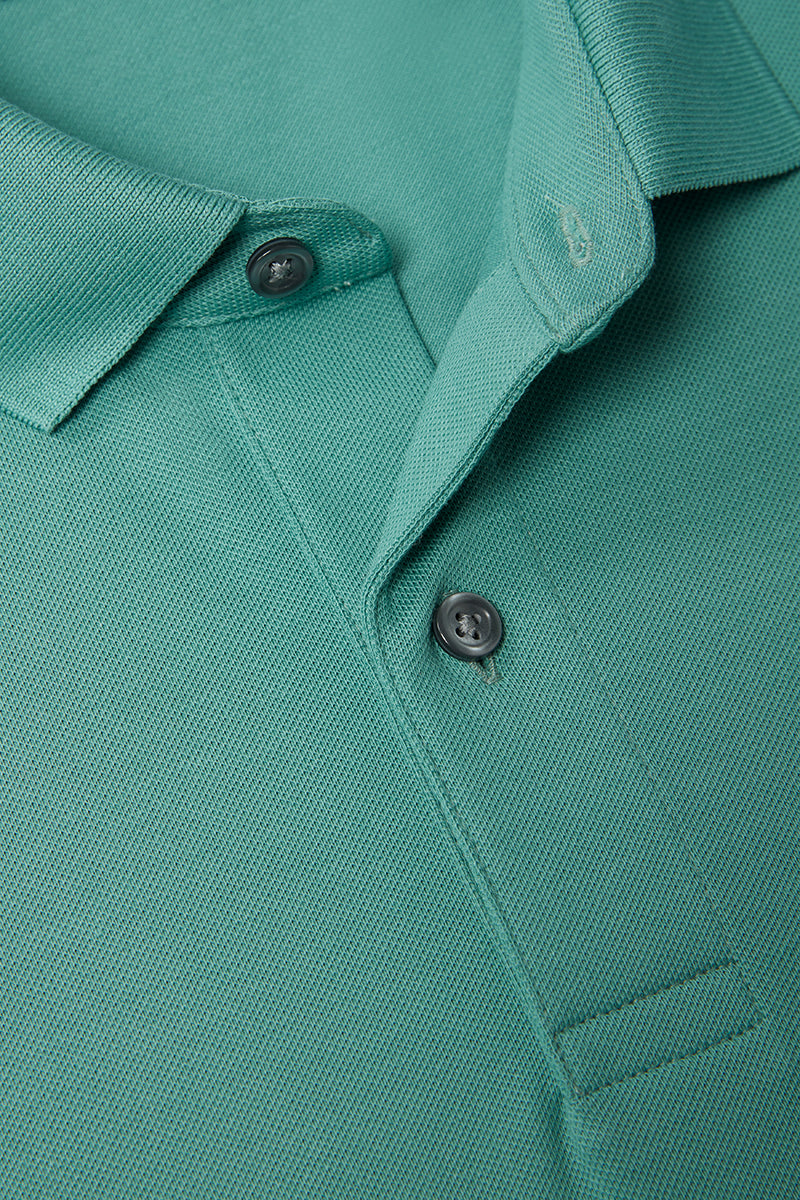 VISDRY™ Pique Polo | Green 175513