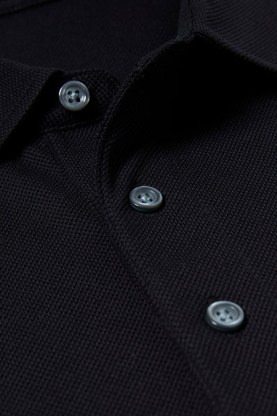 Regal Pique Polo | Black BKFD01