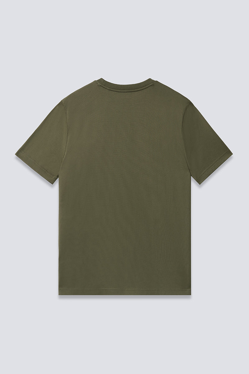 Regal Crew Neck T-Shirt | Olive GNE474