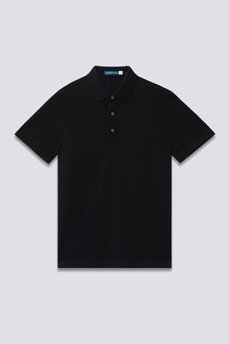Regal Pique Polo | Black BKFD01