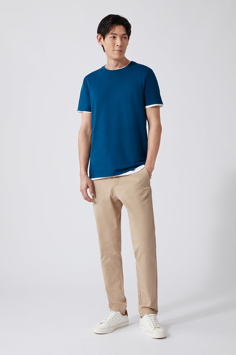 Super Soft Crew Neck T-Shirt | Blue | Shop Men's T-Shirt Online ...
