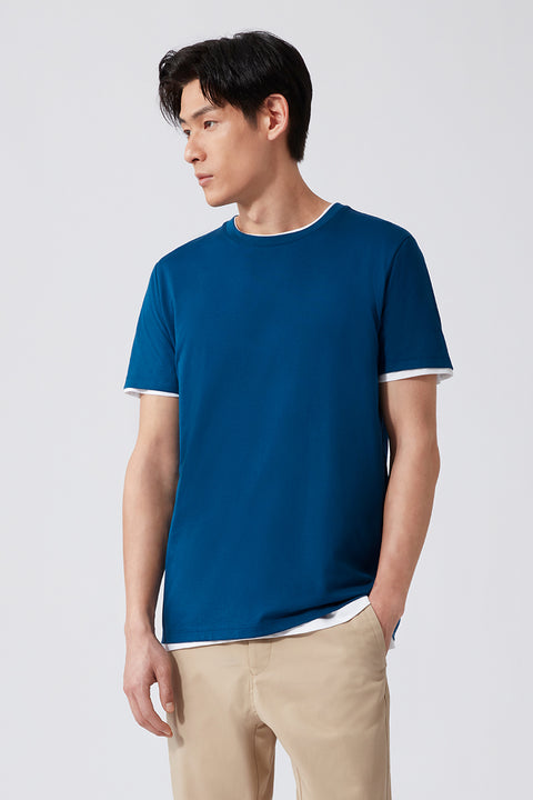 Super Soft Crew Neck T-Shirt | Blue P2189C