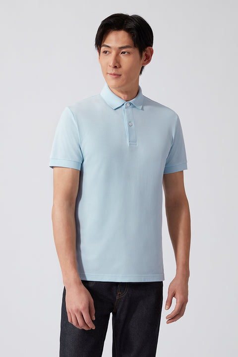 VISDRY™ Pique Polo | Light Blue BLE237