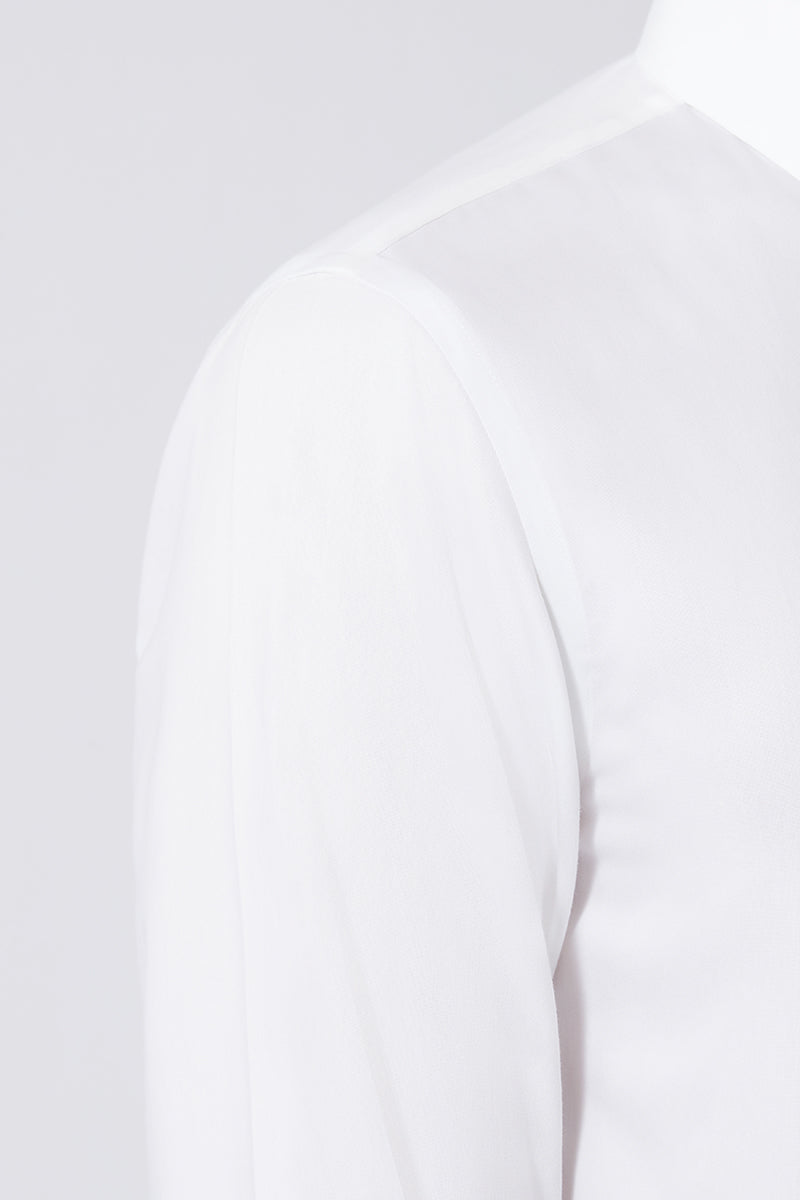 Wrinkle-Free Poplin Dress Shirt | White WH001Z