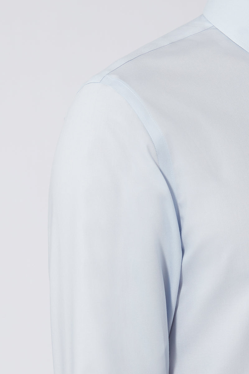 Poplin Button-Down Smart Shirt | Light Blue 0051KM