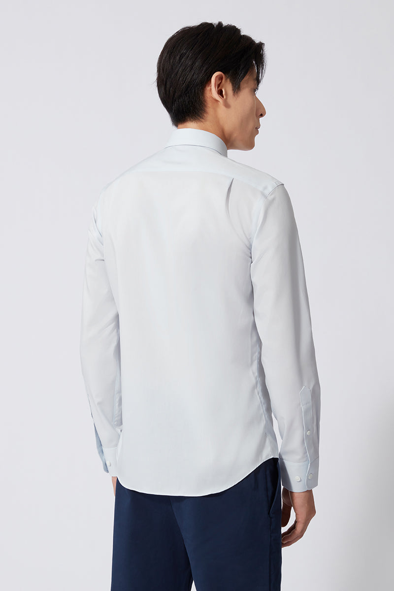 Poplin Smart Shirt | Light Blue 7752PZ