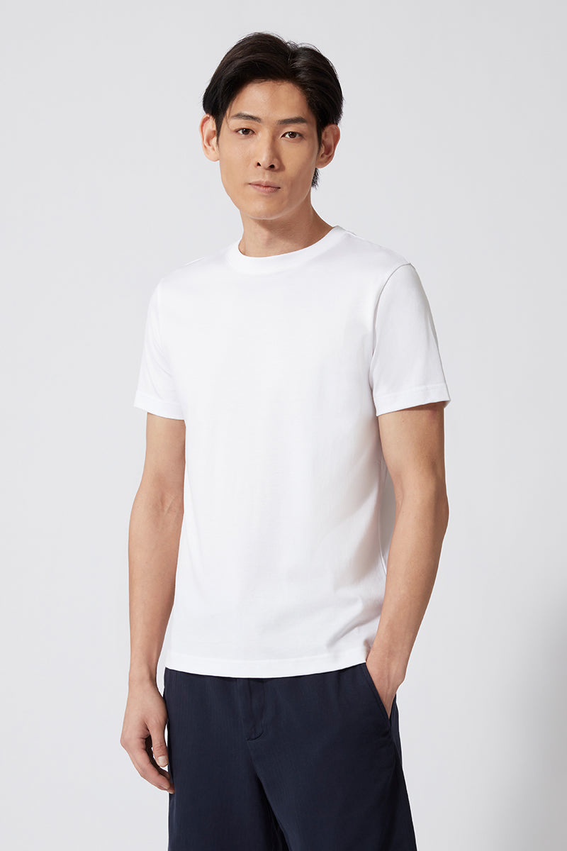 Regal Crew Neck T-Shirt | White WH001Z