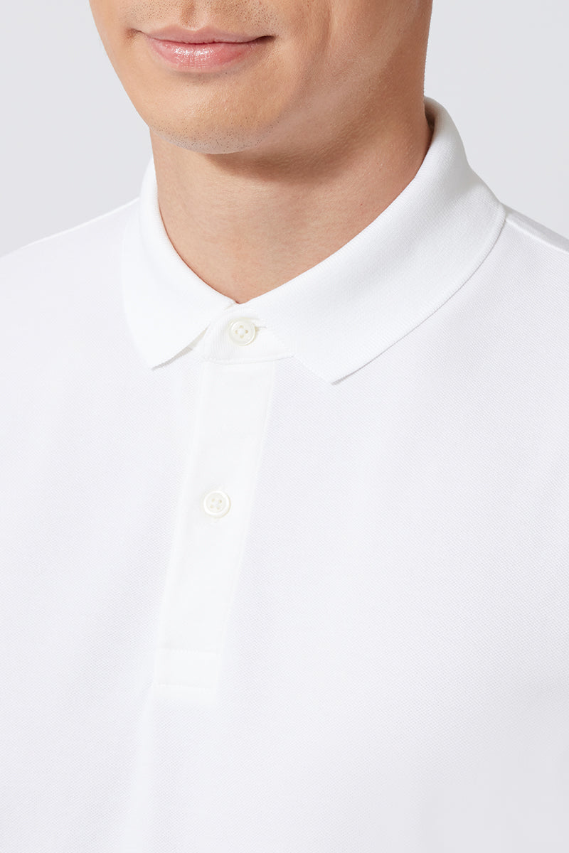 VISDRY™ 珠地Polo | 白 WH001Z
