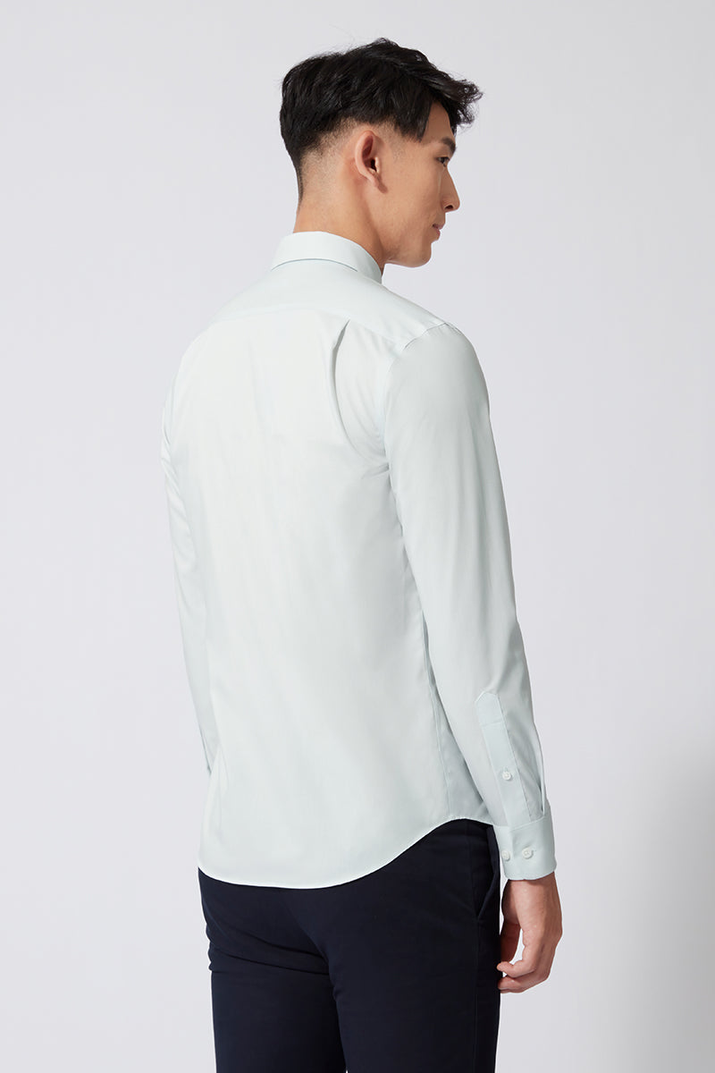 Poplin Smart Shirt | Mint 7755PZ