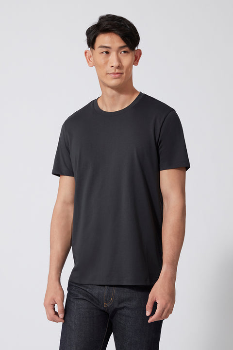 Super Soft Crew Neck T-Shirt | Charcoal GYE164