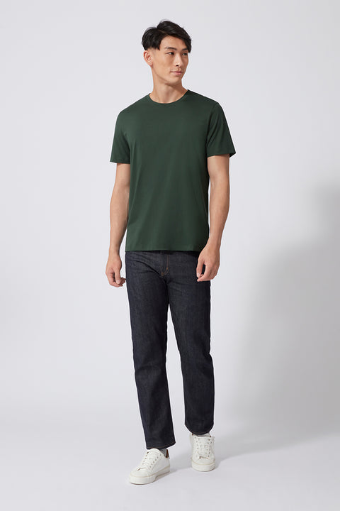 Super Soft Crew Neck T-Shirt | Green GNE455