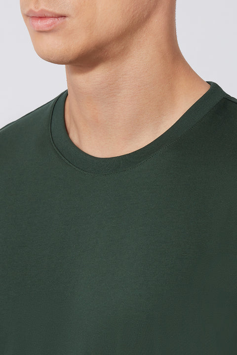 Super Soft Crew Neck T-Shirt | Green GNE455