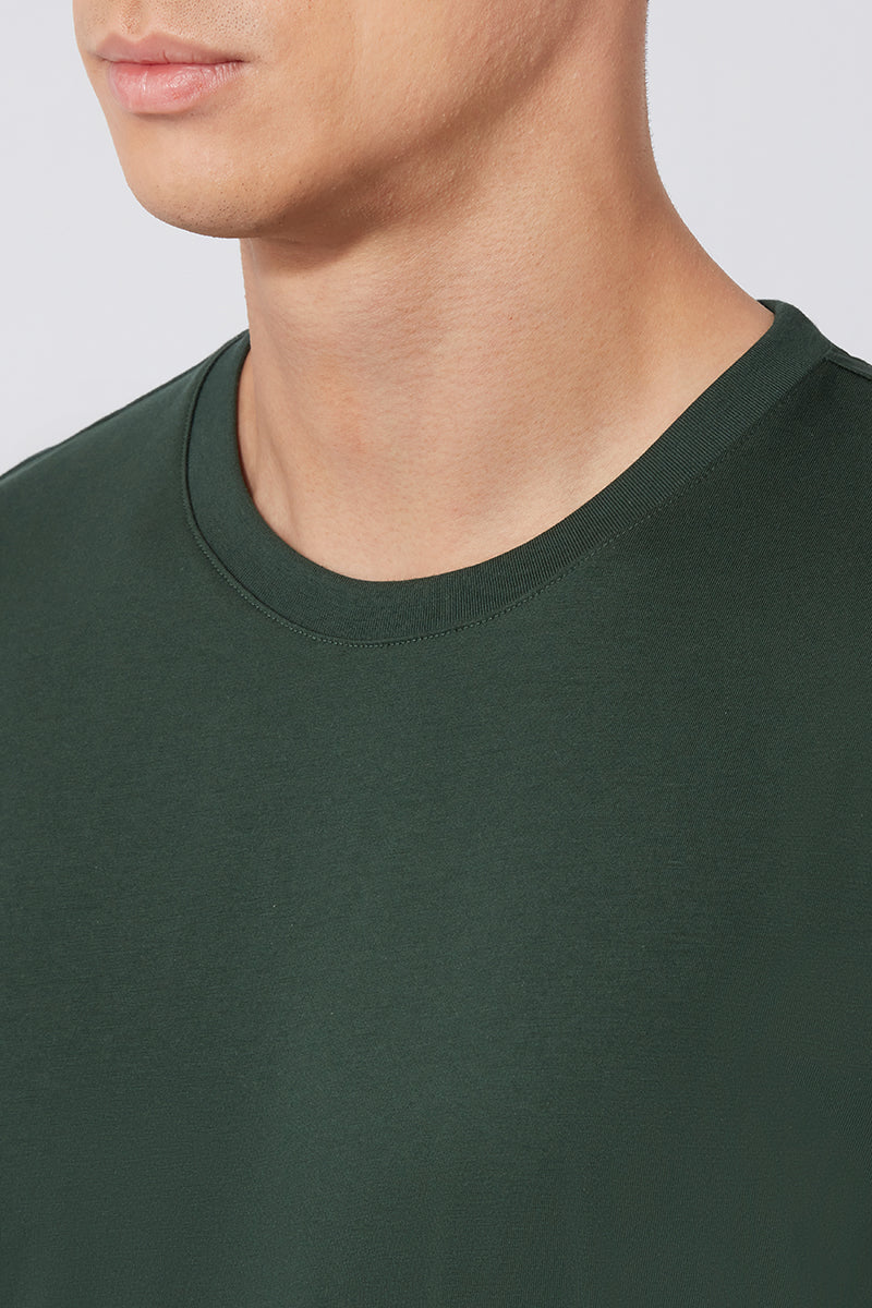 Super Soft Crew Neck T-Shirt | Green GNE455