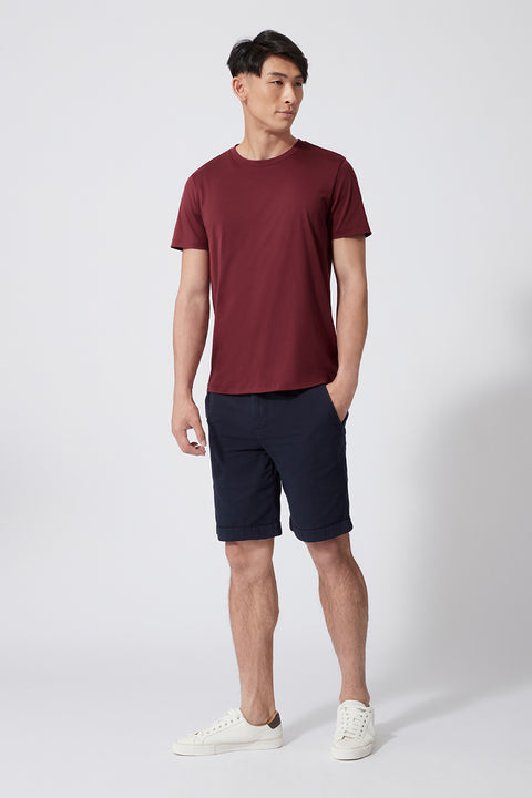 Super Soft Crew Neck T-Shirt | Burgundy BRE112