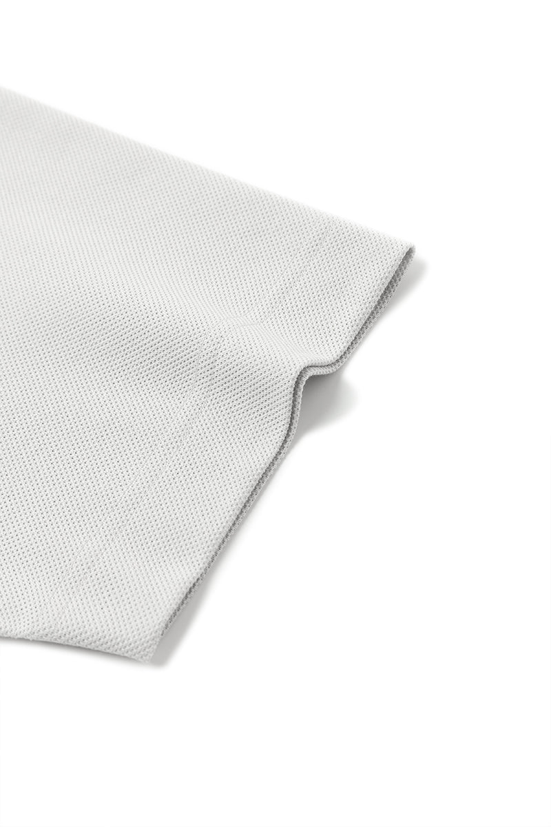 Regal Pique Buttonless Polo | Light Grey GYE008
