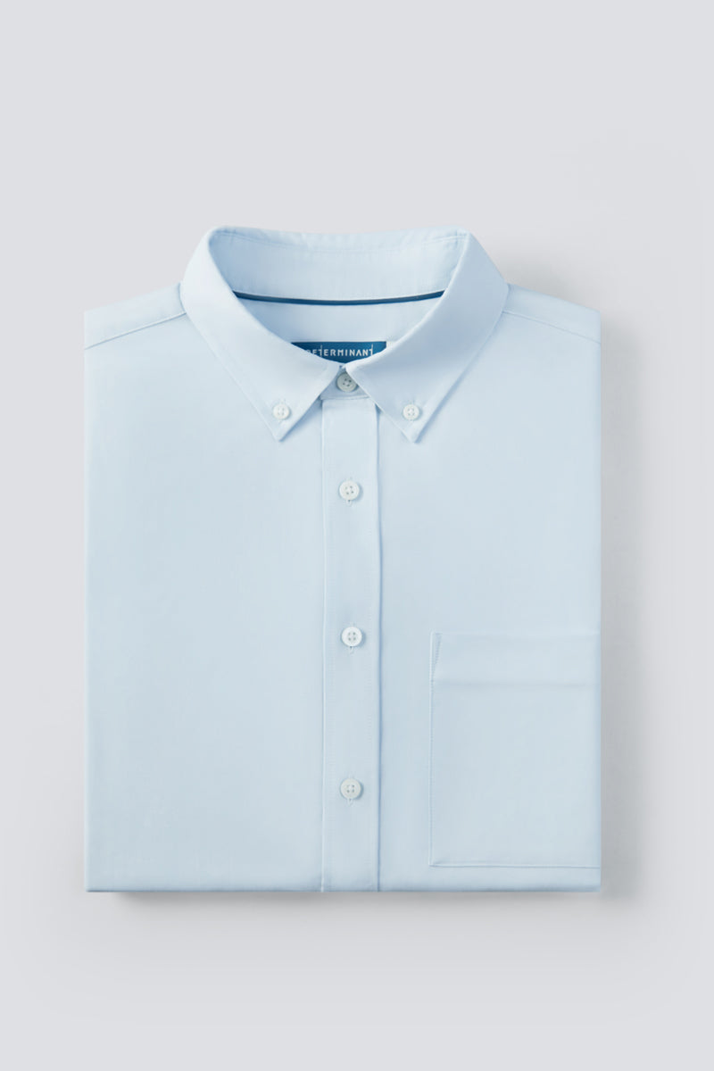 Oxford Button-Down Casual Shirt | Light Blue 9020NZ