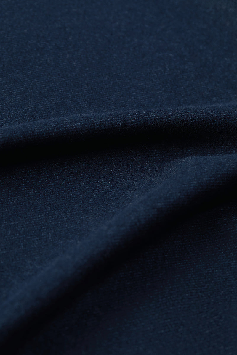 Flannel Shirt Jacket | Navy 7085NZ
