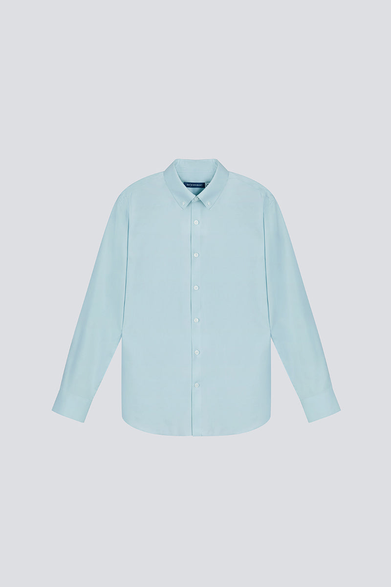 VISDRY™ Twill Button-Down Smart Shirt | Mint 7560NZ