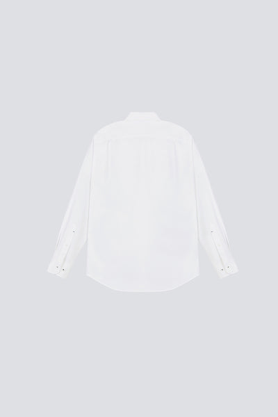 VISDRY™ Twill Button-Down Smart Shirt | White WH001Z