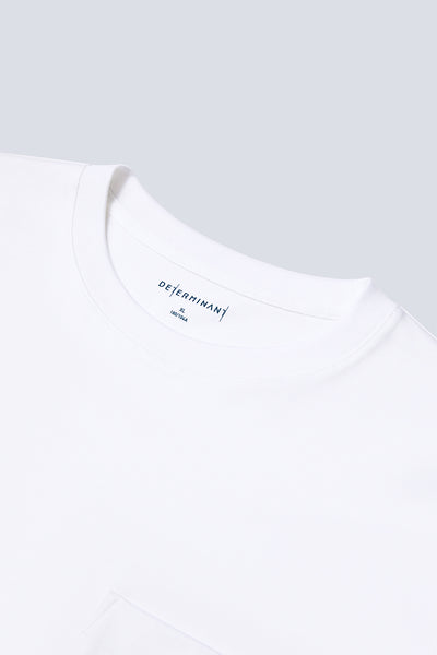 Regal Crew Neck Pocket T-Shirt | White WH001Z