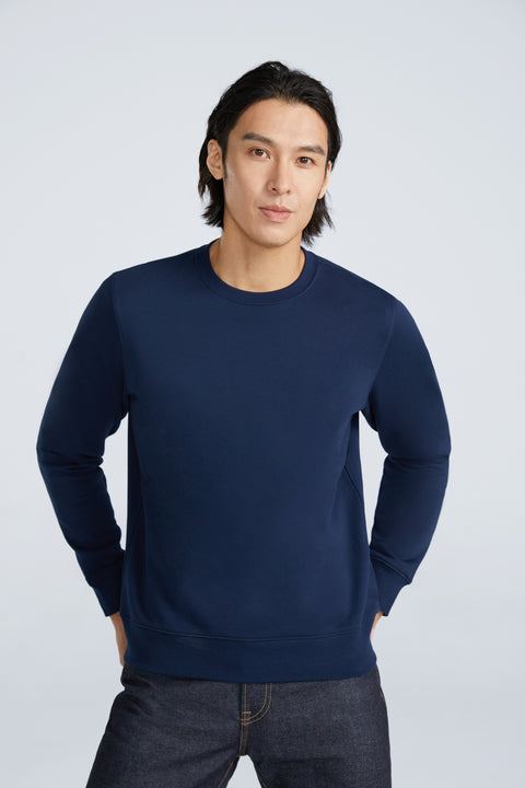 French Terry Sweatshirt | Navy 14036N