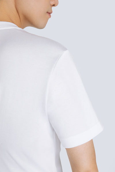 Regal Crew Neck Pocket T-Shirt | White WH001Z