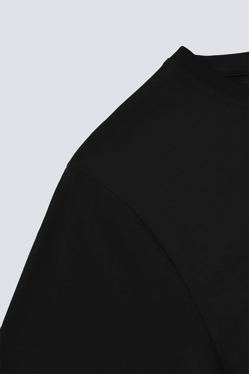 Super Soft Crew Neck T-Shirt | Black BKFD01