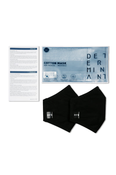 DET30™ PLUS 3D Reusable Mask | Black