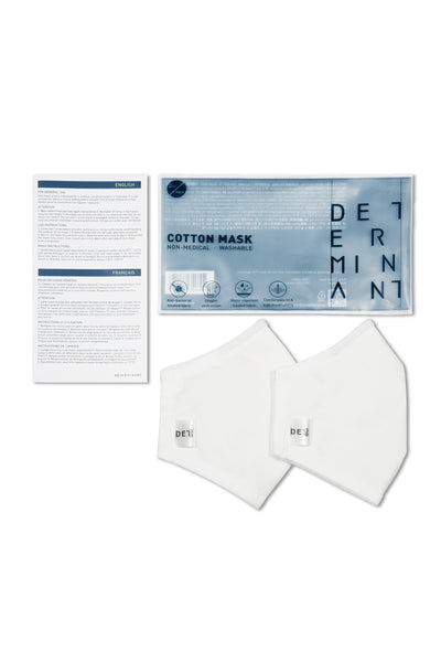 DET30™ PLUS 3D Reusable Mask | White