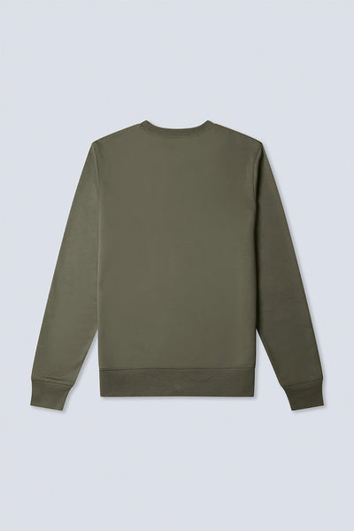 French Terry Sweatshirt | Olive GNE474